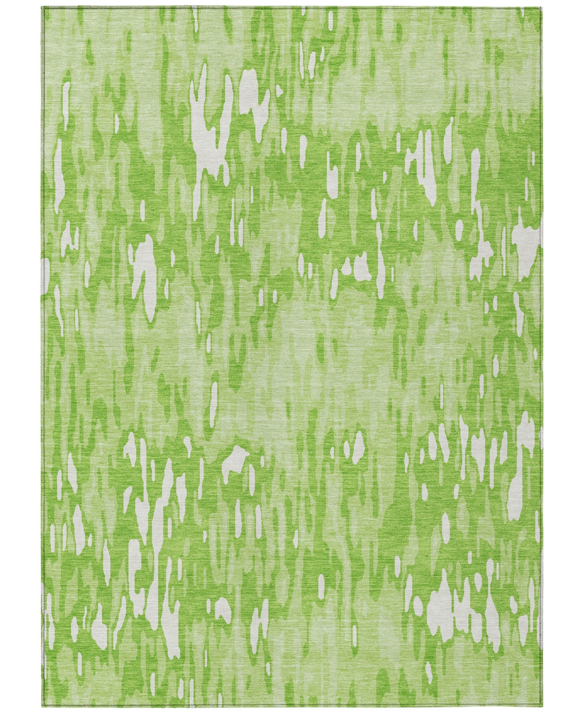 Addison Chantille Machine Washable Acn986 5'x7'6" Area Rug In Lime