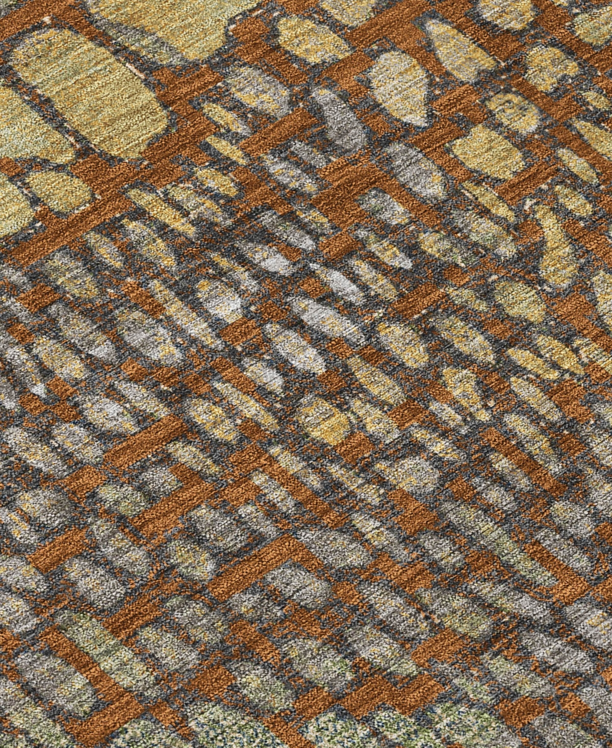 Addison Chantille Machine Washable Acn988 5'x7'6" Area Rug In Paprika