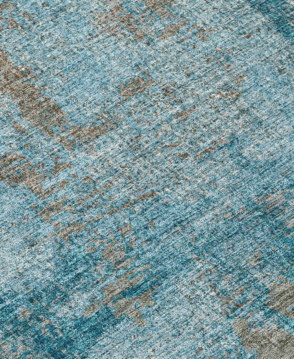 Addison Chantille Machine Washable Acn989 5'x7'6" Area Rug In Teal