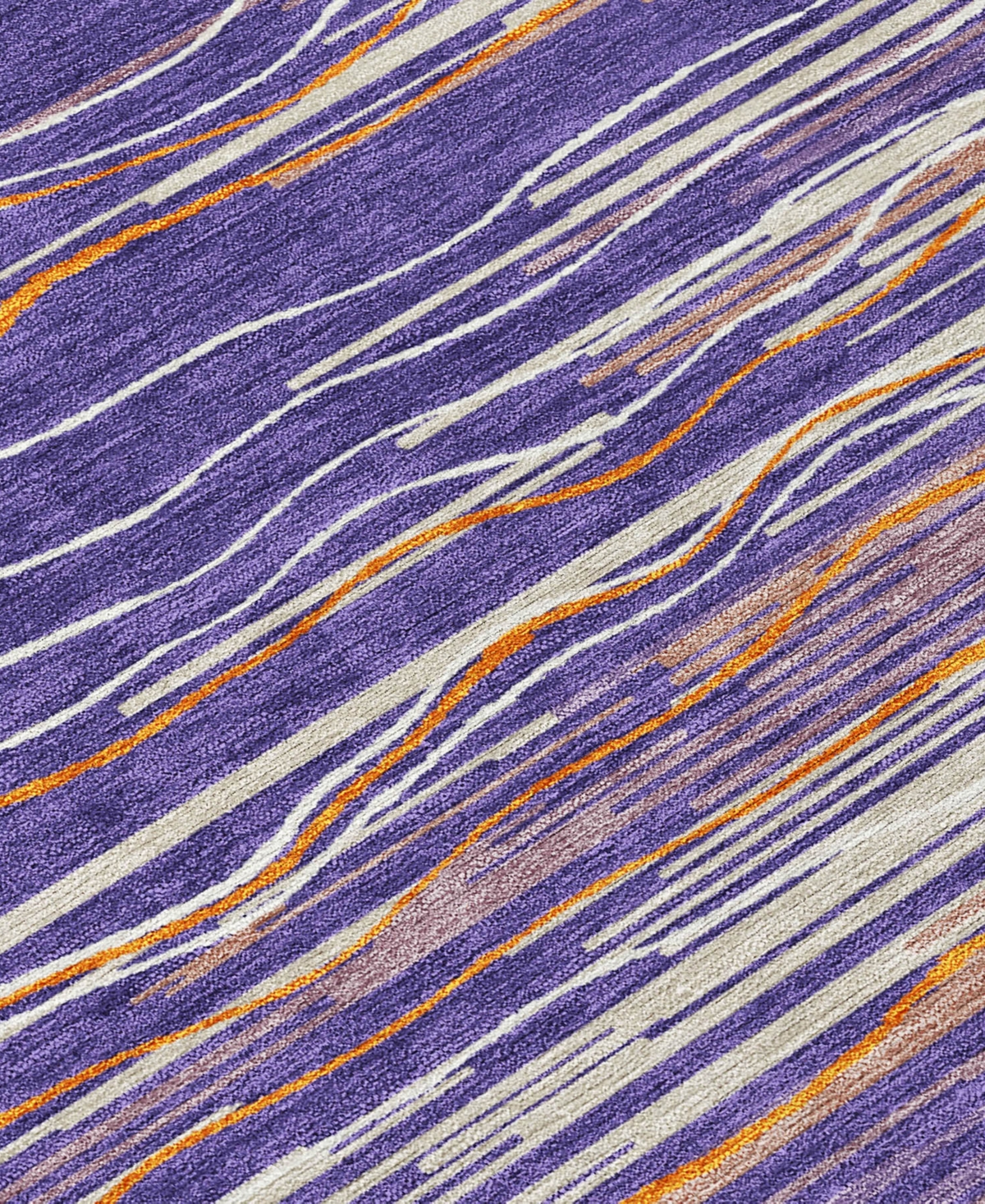 Addison Chantille Machine Washable Acn996 3'x5' Area Rug In Purple