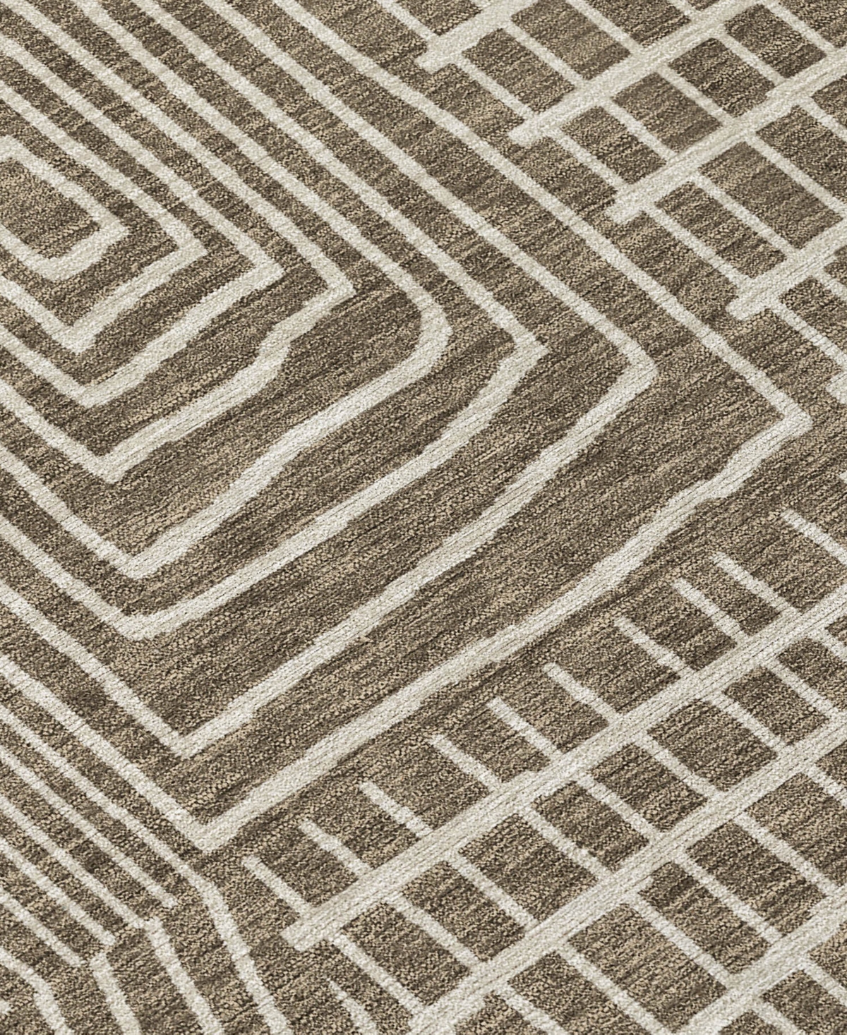 Addison Chantille Machine Washable Acn990 3'x5' Area Rug In Brown