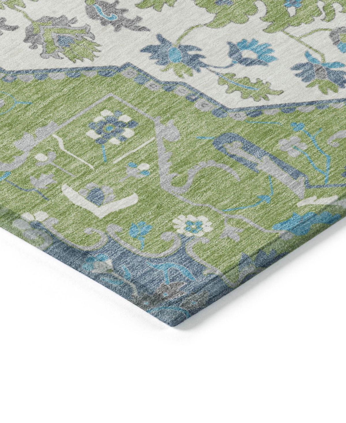 Addison Chantille Machine Washable Acn985 2'6"x3'10" Area Rug In Grass