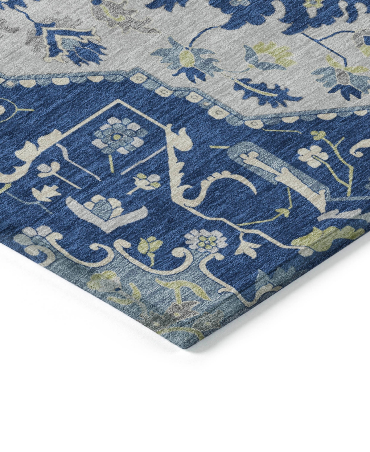 Addison Chantille Machine Washable Acn985 2'6"x3'10" Area Rug In Navy