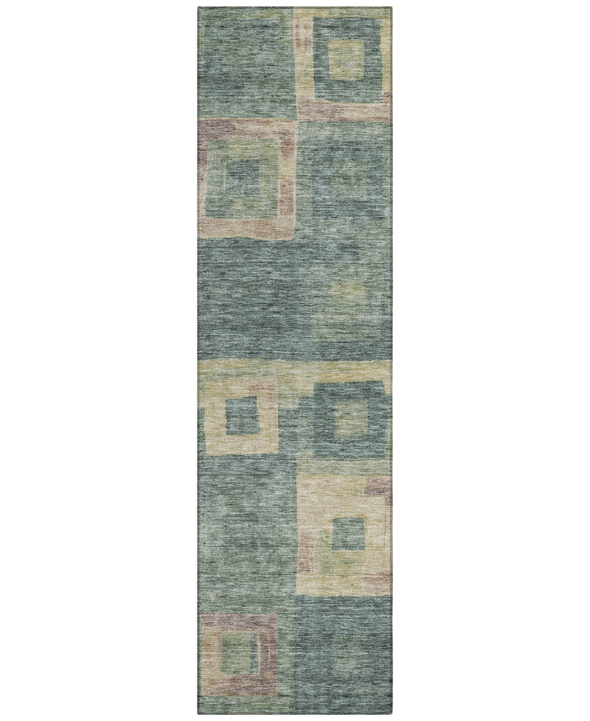 Addison Chantille Machine Washable Acn1142 2'3"x7'6" Runner Area Rug In Sage