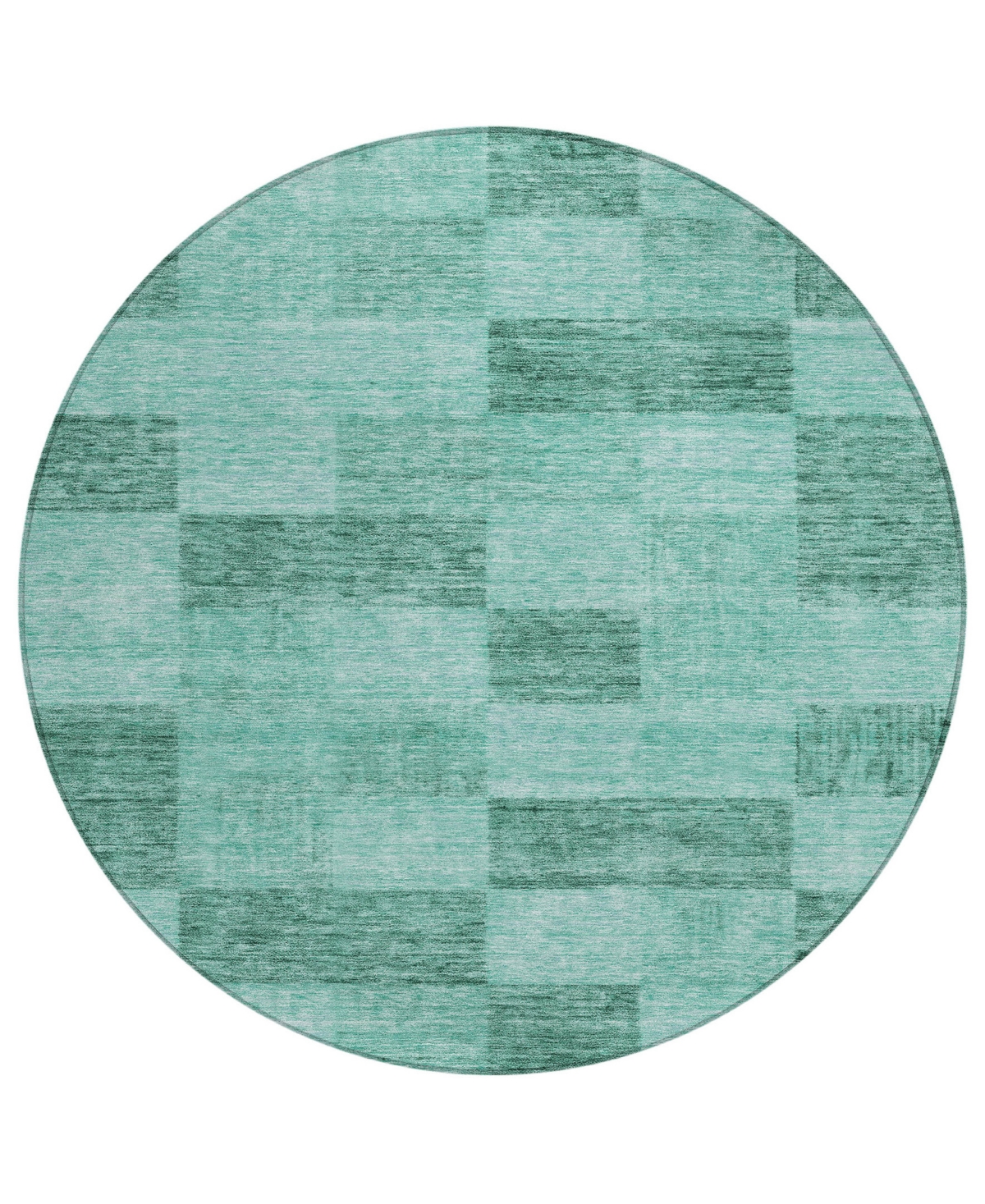 Addison Chantille Machine Washable Acn1139 8'x8' Round Area Rug In Mint