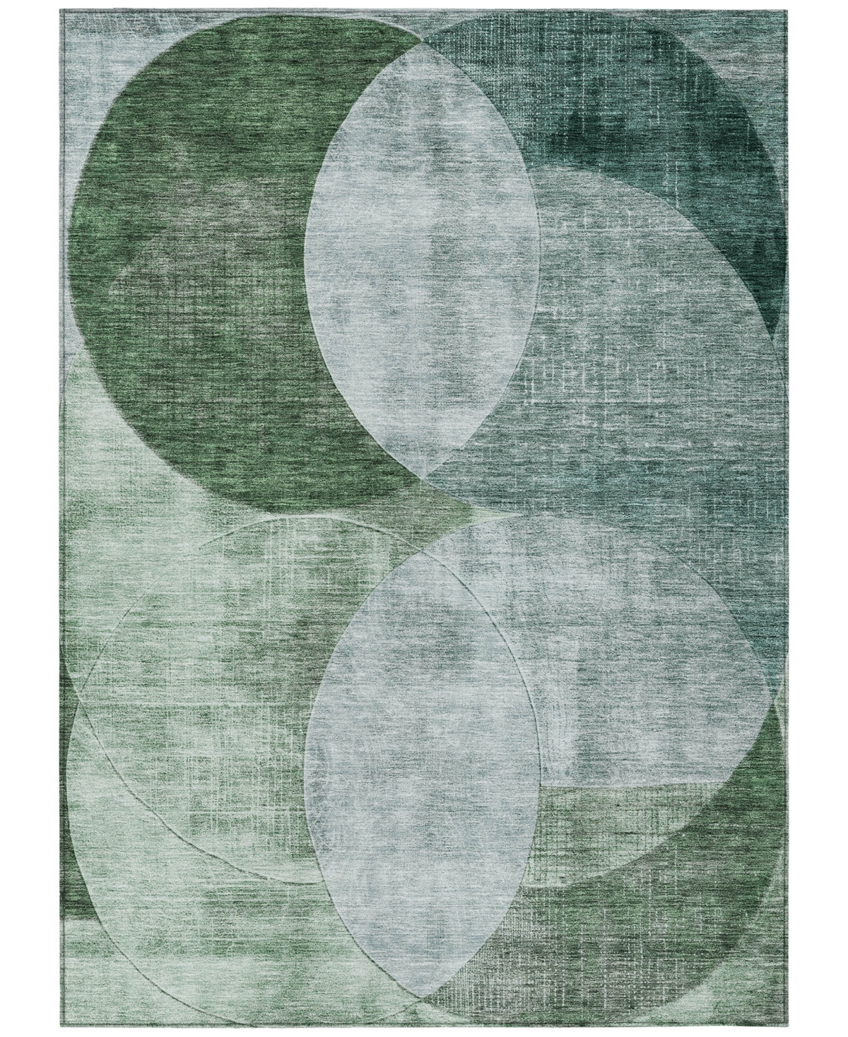 Addison Chantille Machine Washable Acn1140 5'x7'6" Area Rug In Mint
