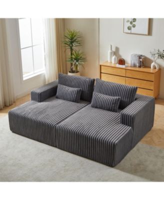 Streamdale Plush Cloud Sectional Sofa Bed