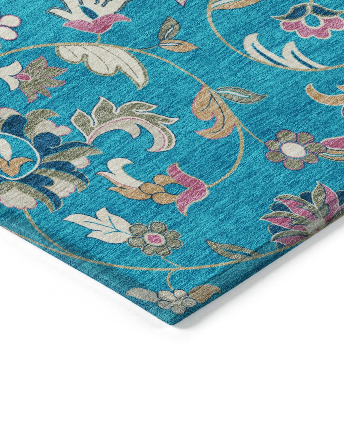 Addison Chantille Machine Washable Acn1006 2'6"x3'10" Area Rug In Teal