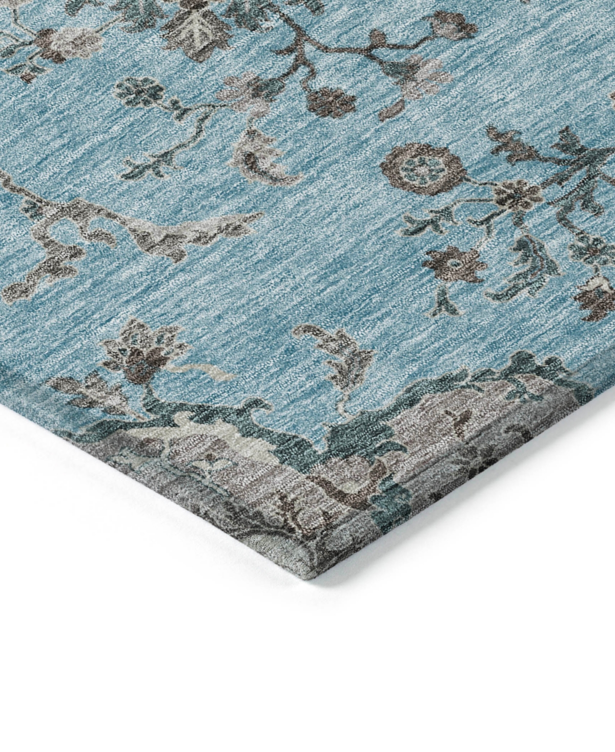 Addison Chantille Machine Washable Acn1156 2'3"x7'6" Runner Area Rug In Mist