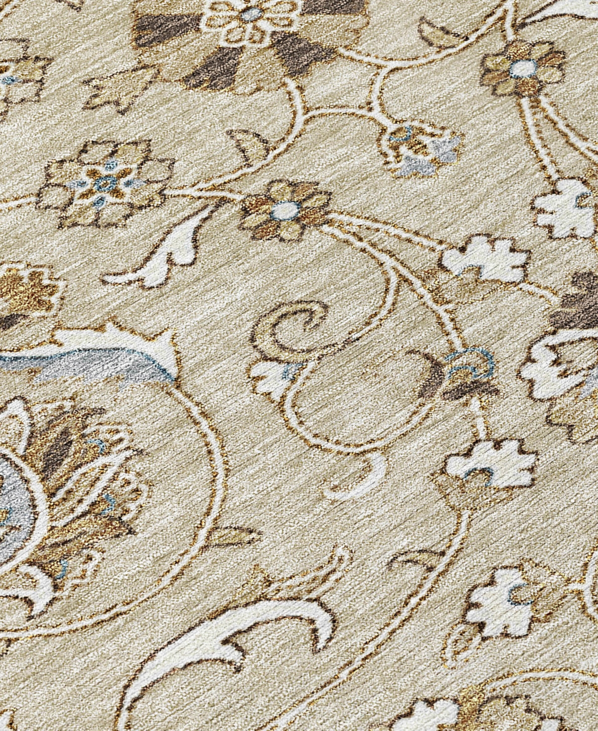 Addison Chantille Machine Washable Acn1149 8'x10' Area Rug In Beige