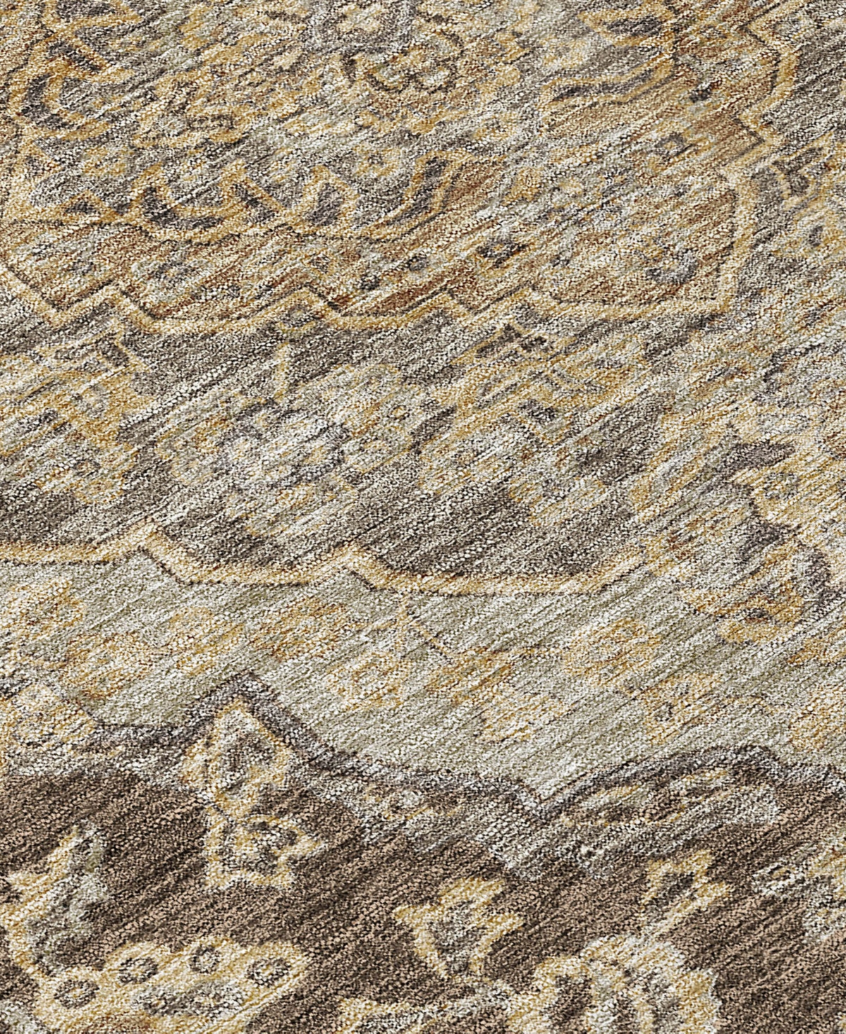Addison Chantille Machine Washable Acn1151 8'x10' Area Rug In Chocolate