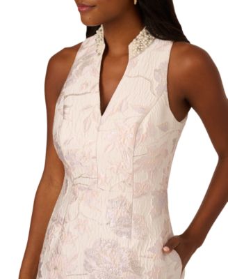 chinese dress ladies Emmie Floral Jacquard A-Line Mini Dress main image 0