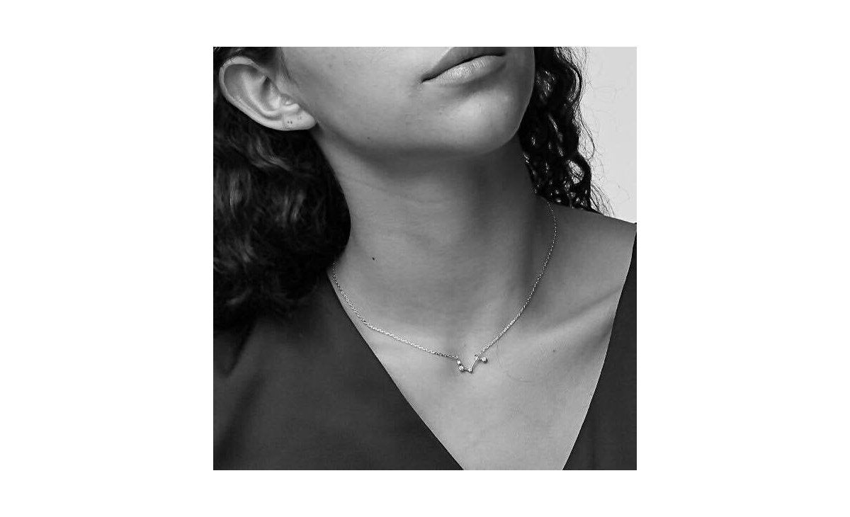 Bearfruit Jewelry Constellation Necklace - 12 Zodiac Constellation - Silver - Silver - sagittarius