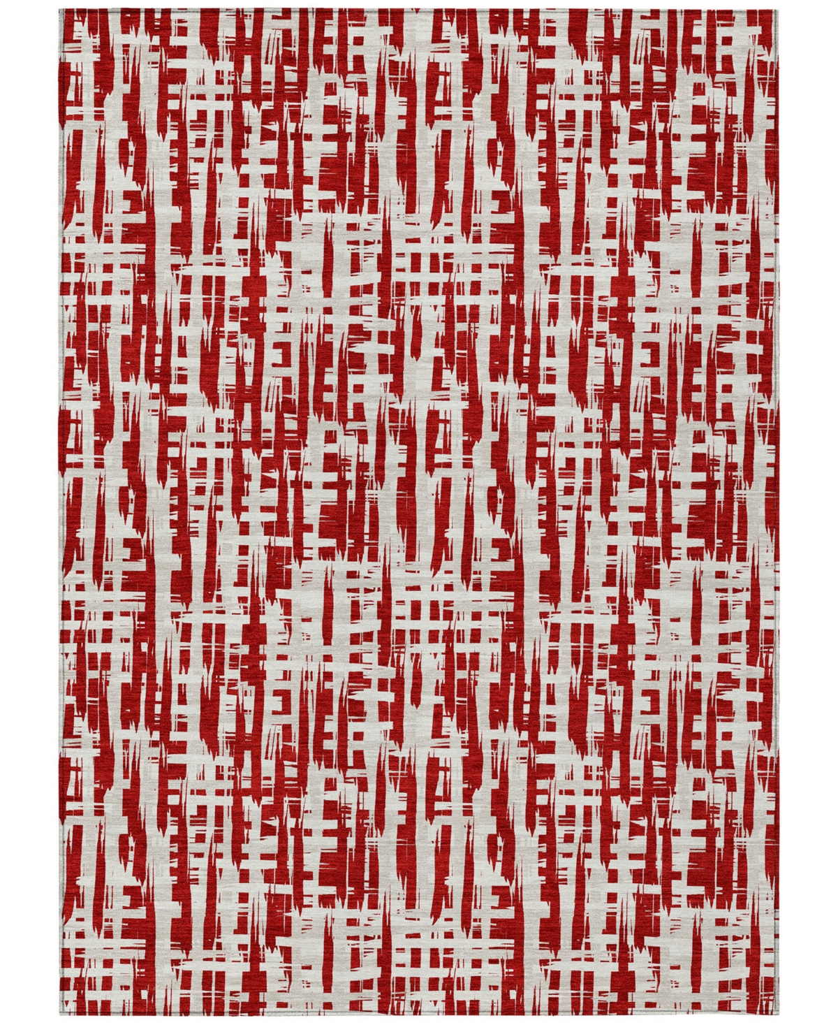 Addison Chantille Mahine Washable Acn1059 8'x10' Area Rug In Red