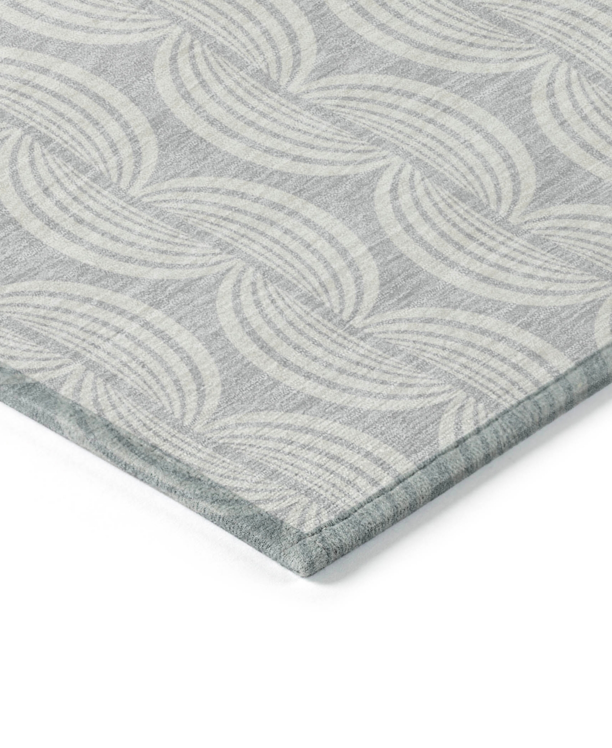 Addison Chantille Mahine Washable Acn1056 8'x10' Area Rug In Silver