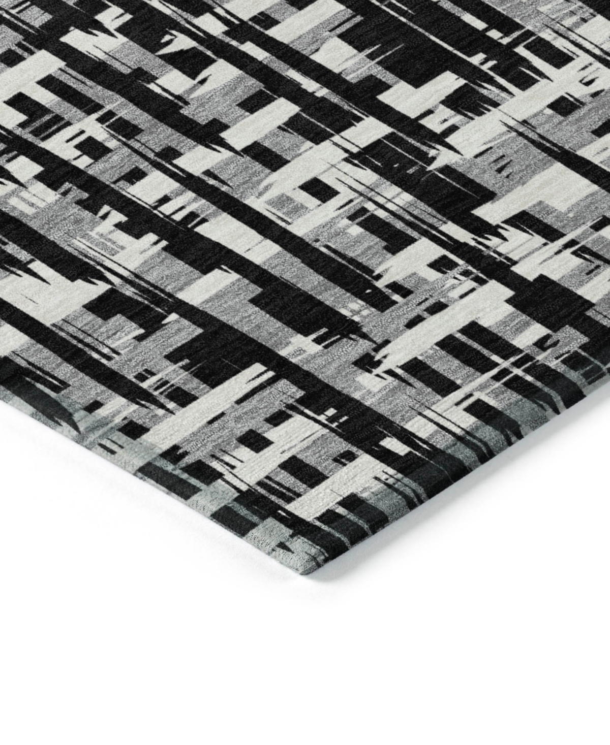 Addison Chantille Mahine Washable Acn1059 3'x5' Area Rug In Black