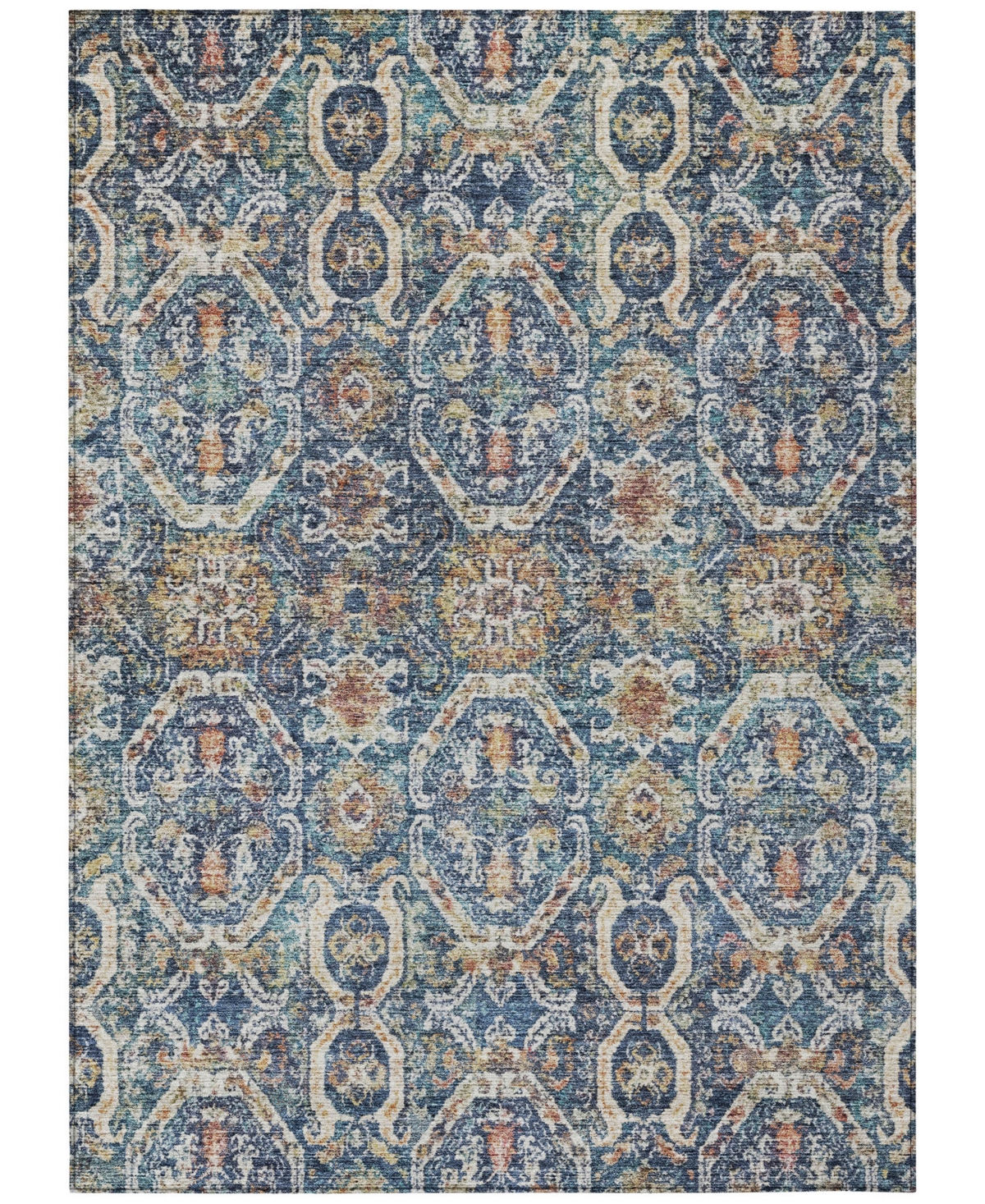 Addison Chantille Machine Washable Acn1181 5'x7'6" Area Rug In Denim
