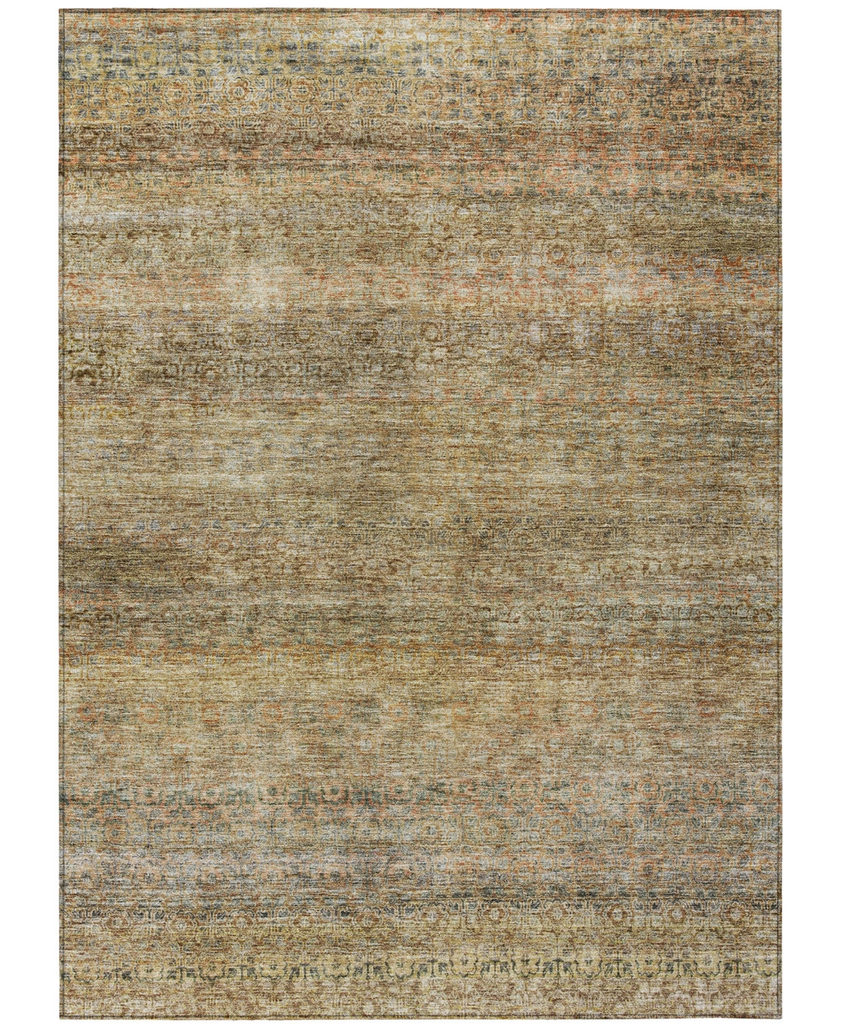 Addison Chantille Machine Washable Acn1174 5'x7'6" Area Rug In Wheat
