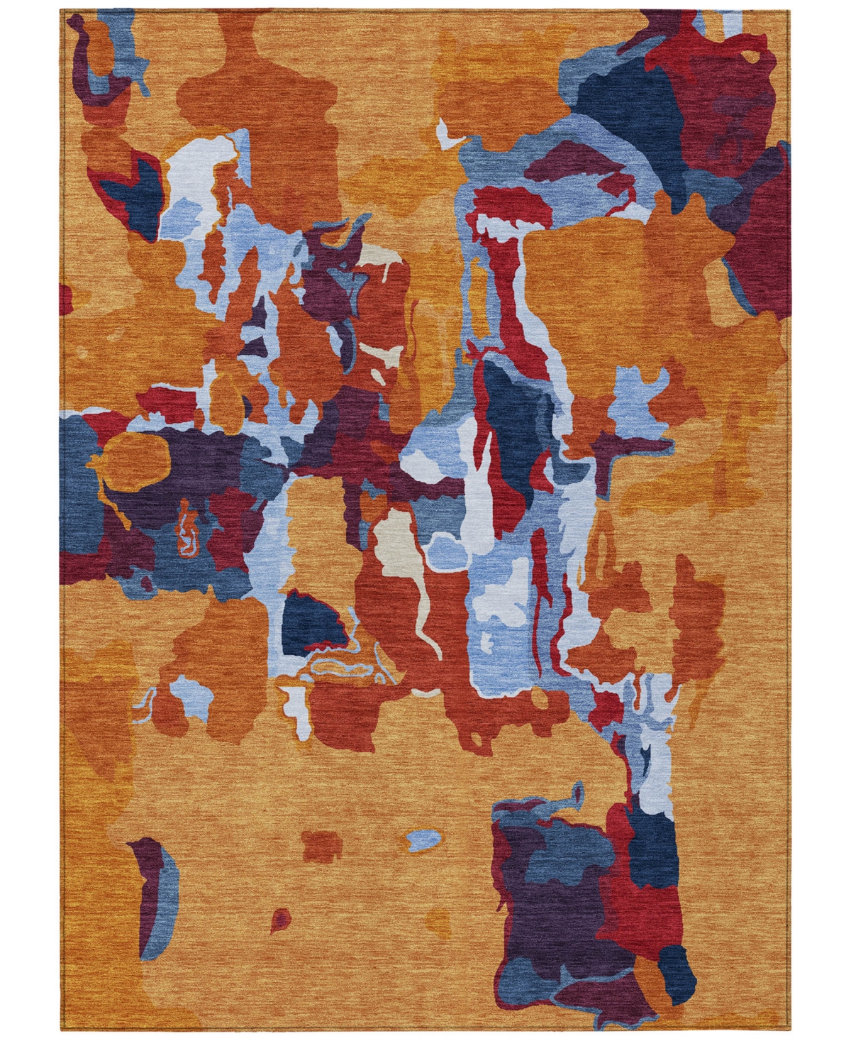 Addison Chantille Mahine Washable Acn1028 9'x12' Area Rug In Copper