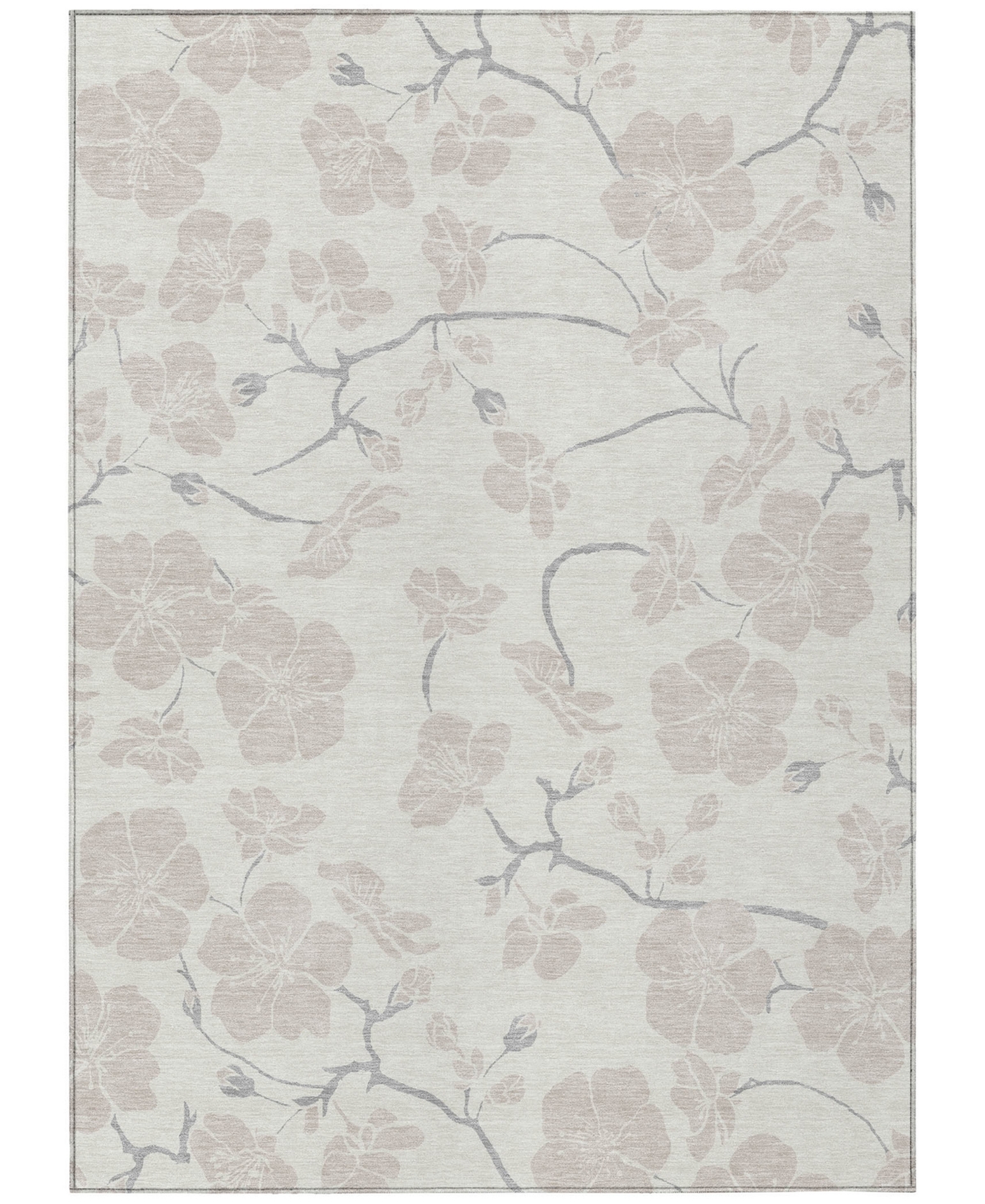 Addison Chantille Mahine Washable Acn1032 9'x12' Area Rug In Ivory