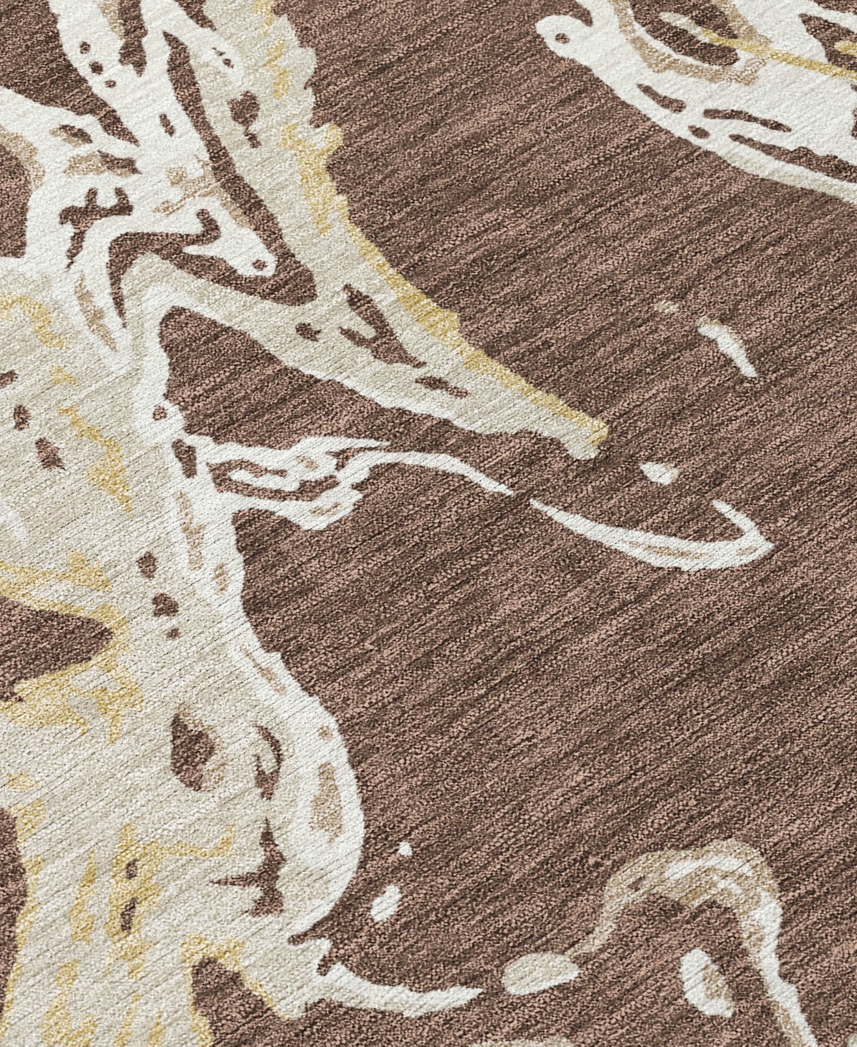 Addison Chantille Mahine Washable Acn1035 8'x10' Area Rug In Brown