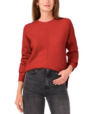 Vince Camuto - Women's Ribbed Crewneck Long-Sleeve Sweater