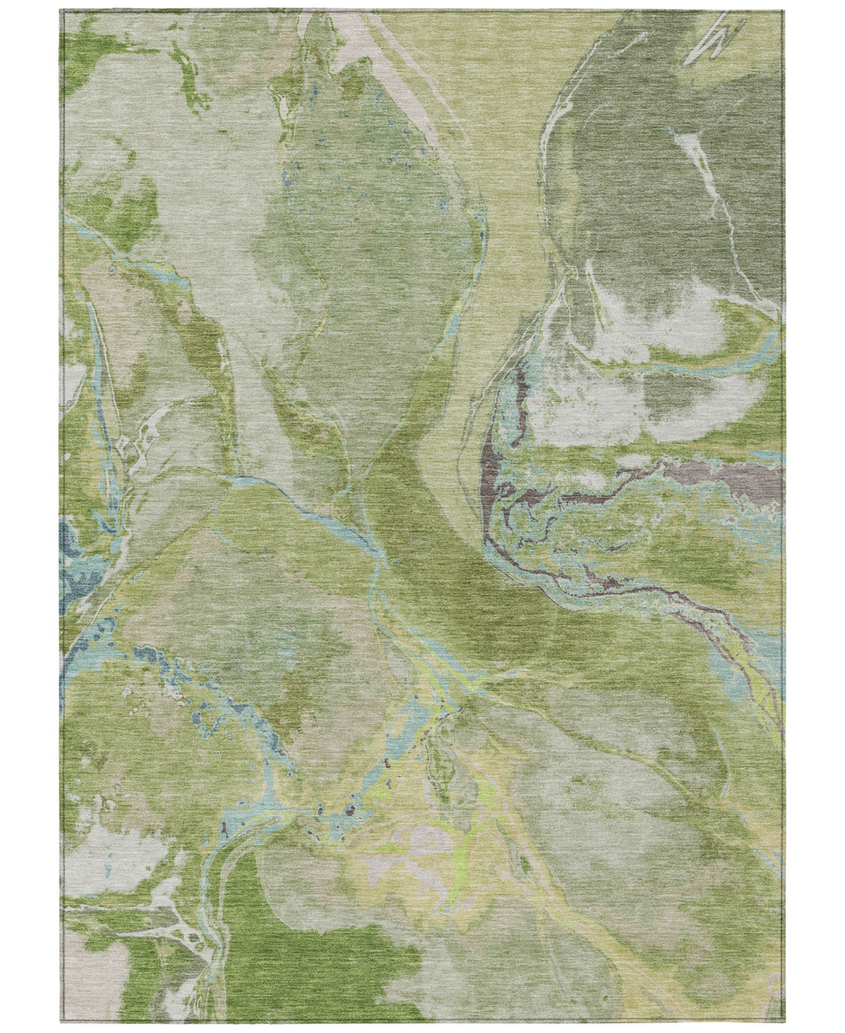 Addison Chantille Machine Washable Acn1005 2'6''x3'10'' Area Rug In Green