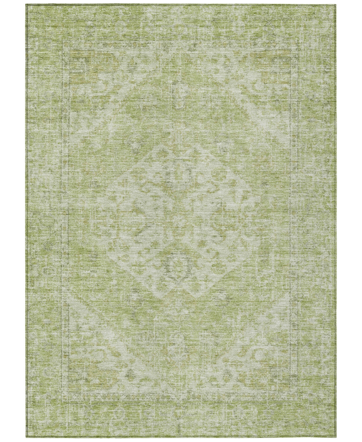 Addison Chantille Machine Washable Acn1104 5'x7'6" Area Rug In Sage