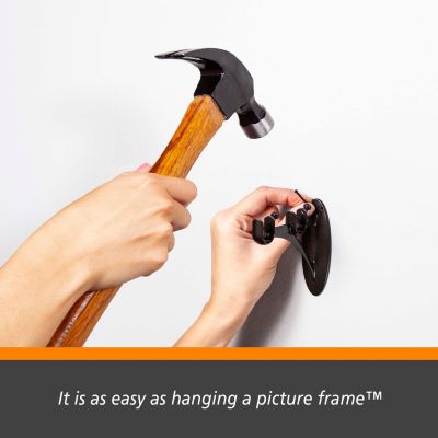 Kenney Fast Fit Easy Install Birkin 5/8 Inch Double Curtain Rod for Window Decoration