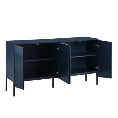 Streamdale Elegant Curved Door Sideboard for Modern Spaces