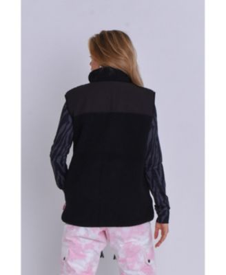 Women's Method Sherpa Vest Dusky Pink