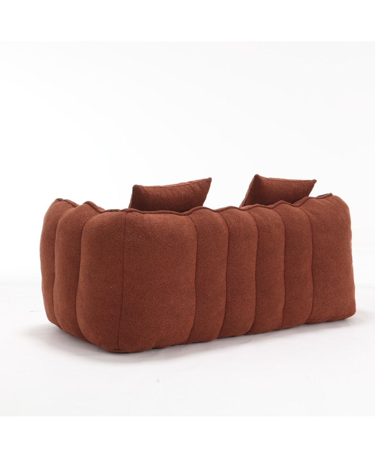 Streamdale Furniture Soft beanbag chair with high resilience foam core for two people. The comfortable square recliner sofa is ideal for family member