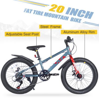 Streamdale 20" Kids' Fat Tire Mountain Bike (5+ Years)