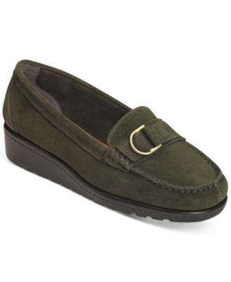 Aerosoles - Parisian Suede Moccasin Shoes