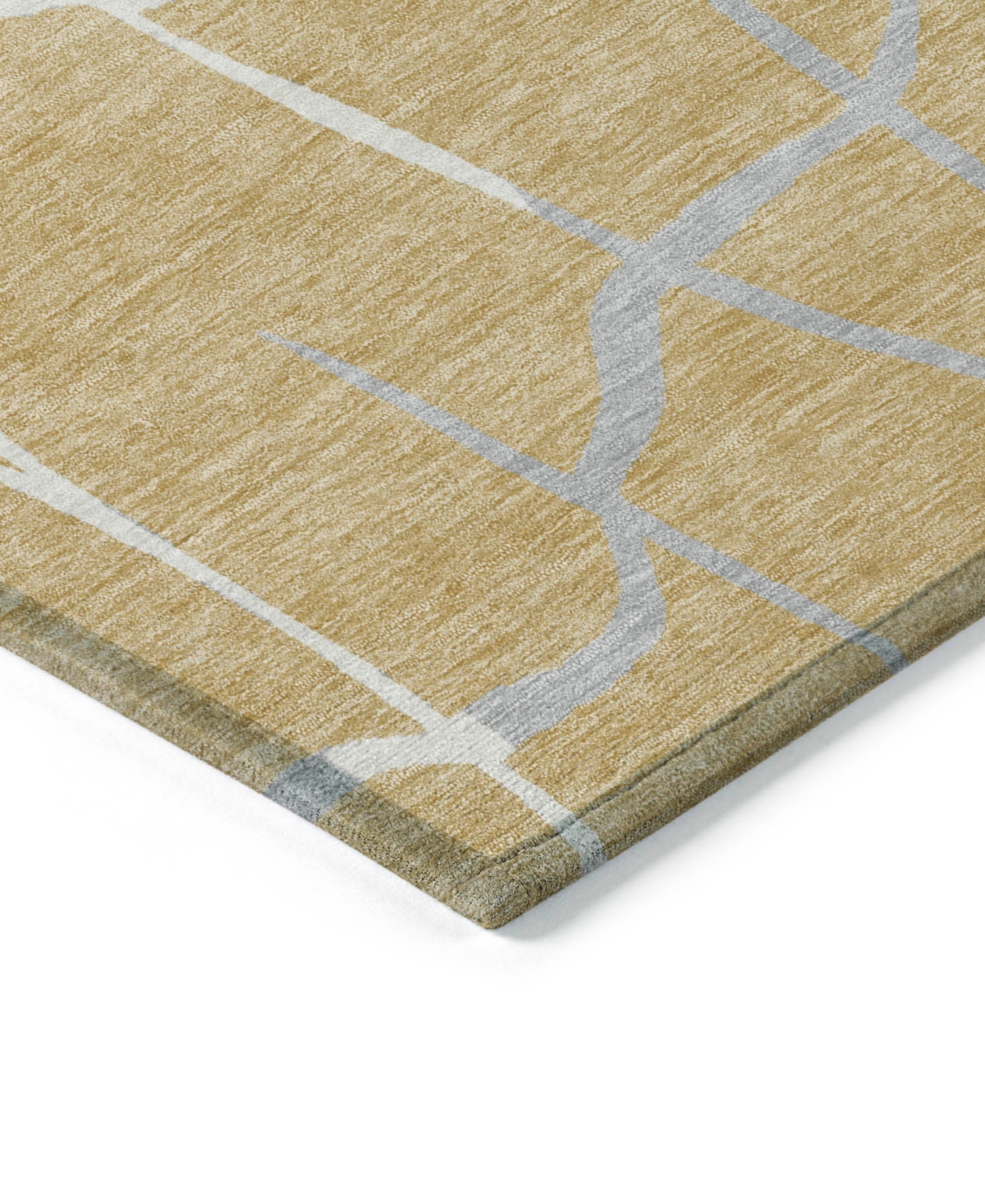 Addison Chantille Mahine Washable Acn1049 9'x12' Area Rug In Gold
