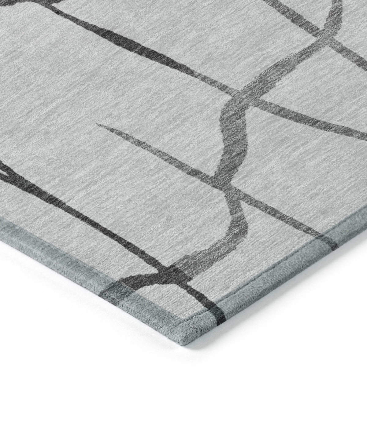Addison Chantille Mahine Washable Acn1049 9'x12' Area Rug In Gray