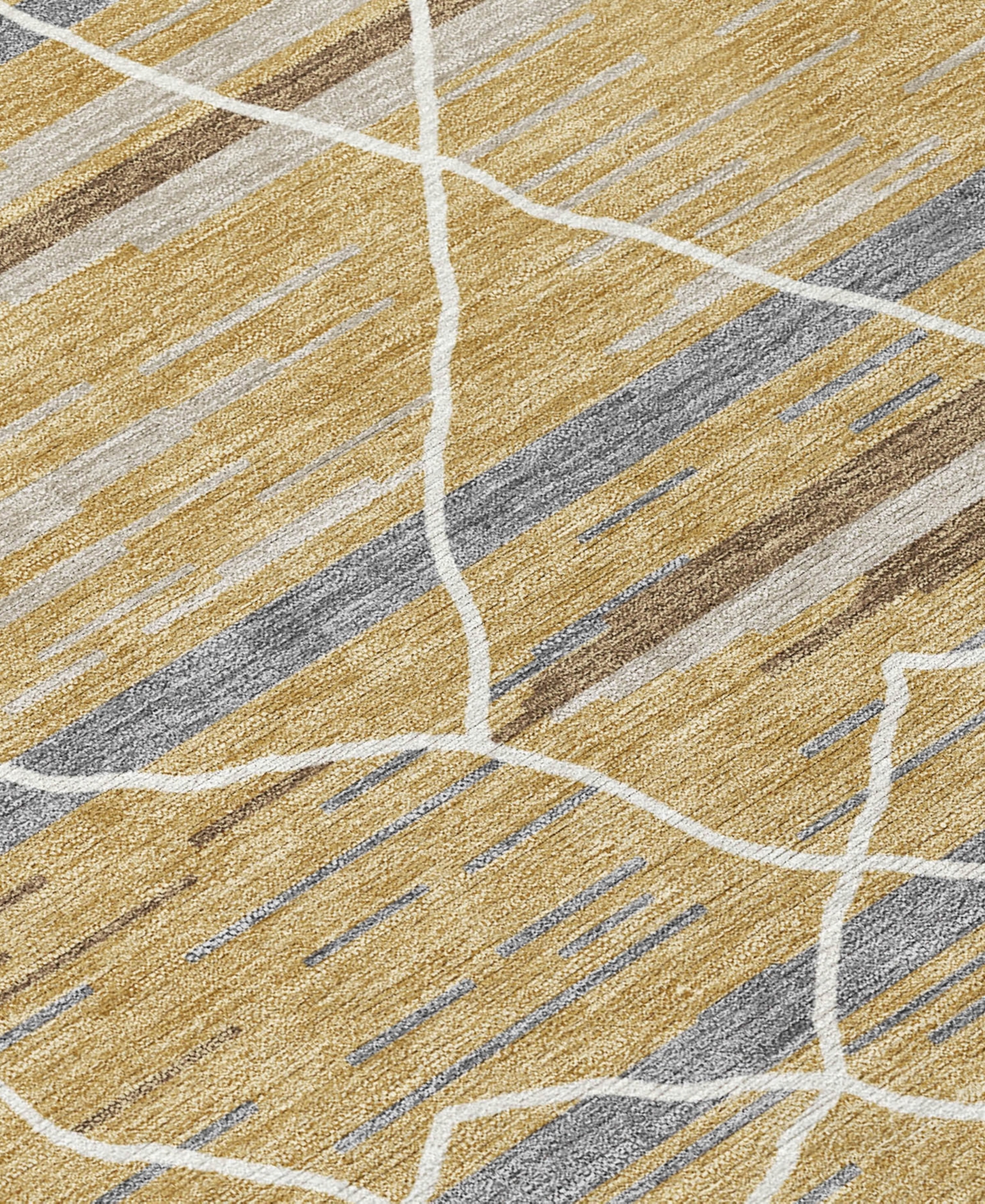Addison Chantille Machine Washable Acn1025 10'x14' Area Rug In Gold