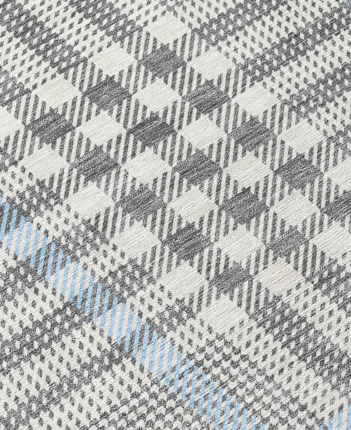 Addison Chantille Mahine Washable Acn1054 8'x10' Area Rug In Gray