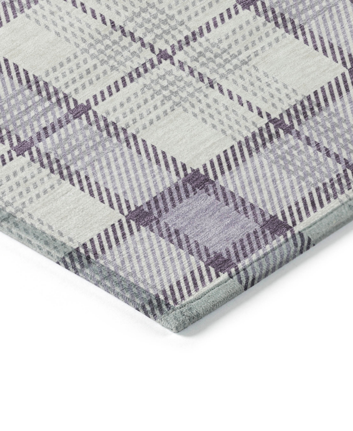 Addison Chantille Mahine Washable Acn1052 5'x7'6" Area Rug In Lavender