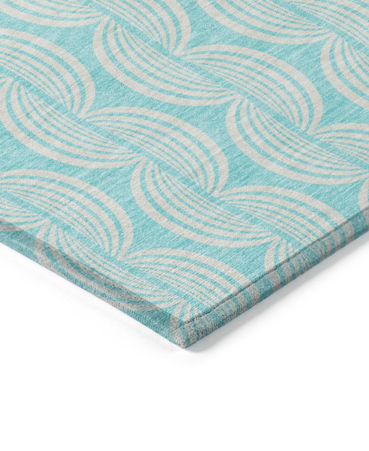 Addison Chantille Mahine Washable Acn1056 3'x5' Area Rug In Aqua