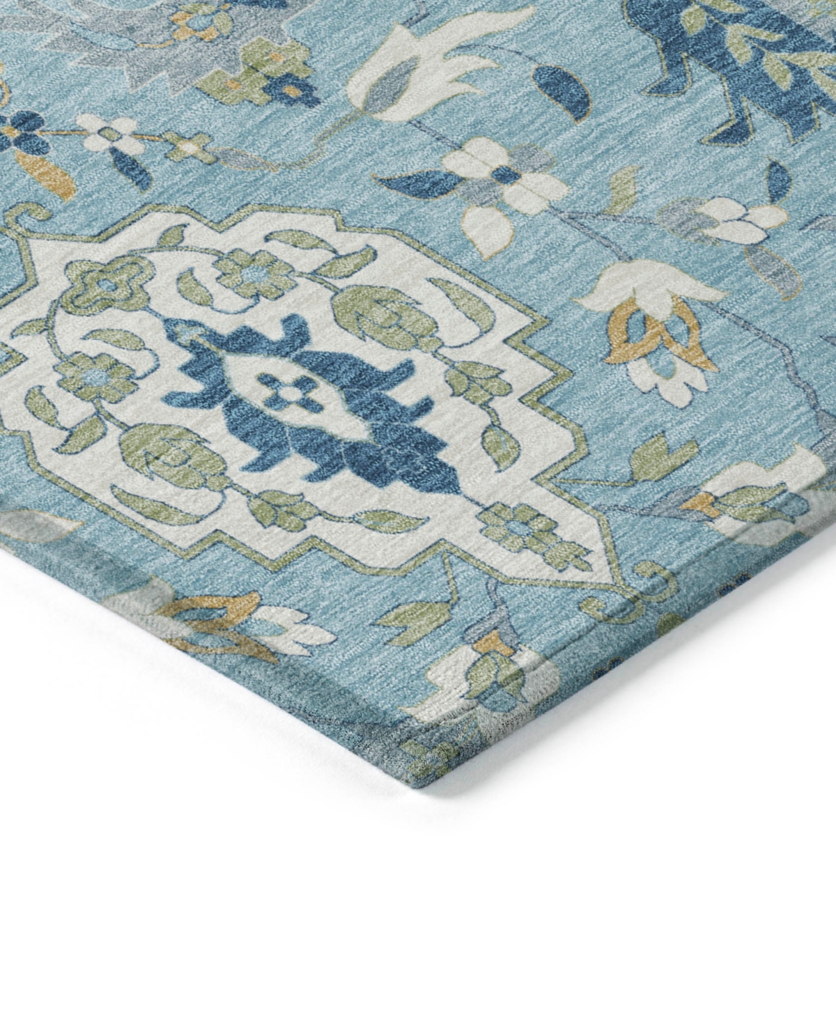 Addison Chantille Machine Washable Acn1026 5'x7'6 Area Rug In Mist