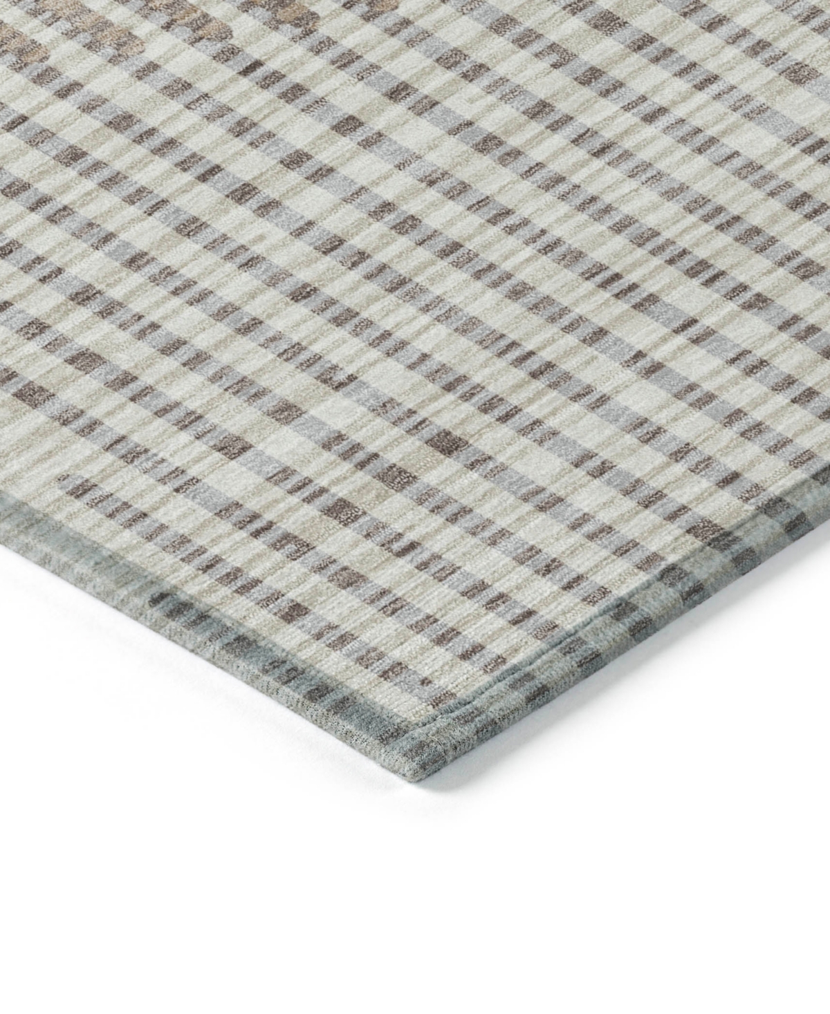 Addison Chantille Mahine Washable Acn1001 2'3"x7'6" Runner Area Rug In Beige