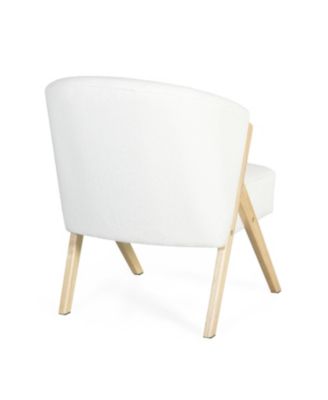Modern Accent Chair with Wood Frame