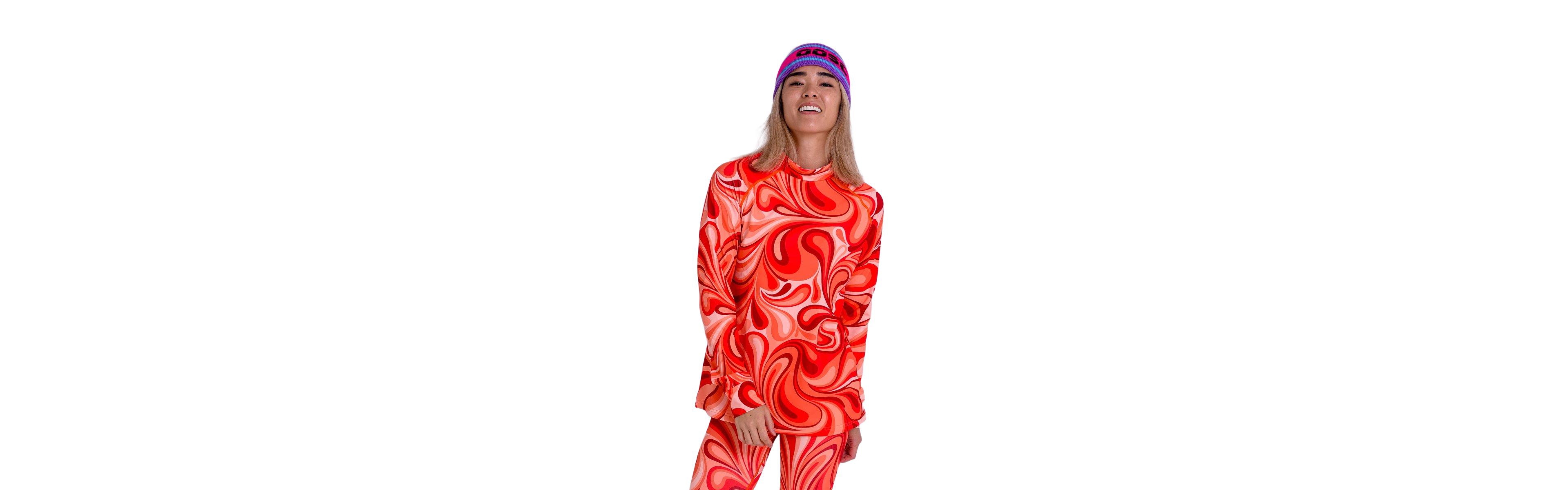 Oosc Women's Baselayer Top - Shagadelic Baby!