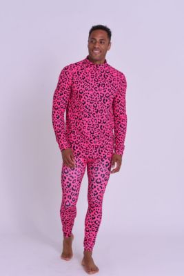 Men's Baselayer Pant - Hotel California Pink Leopard