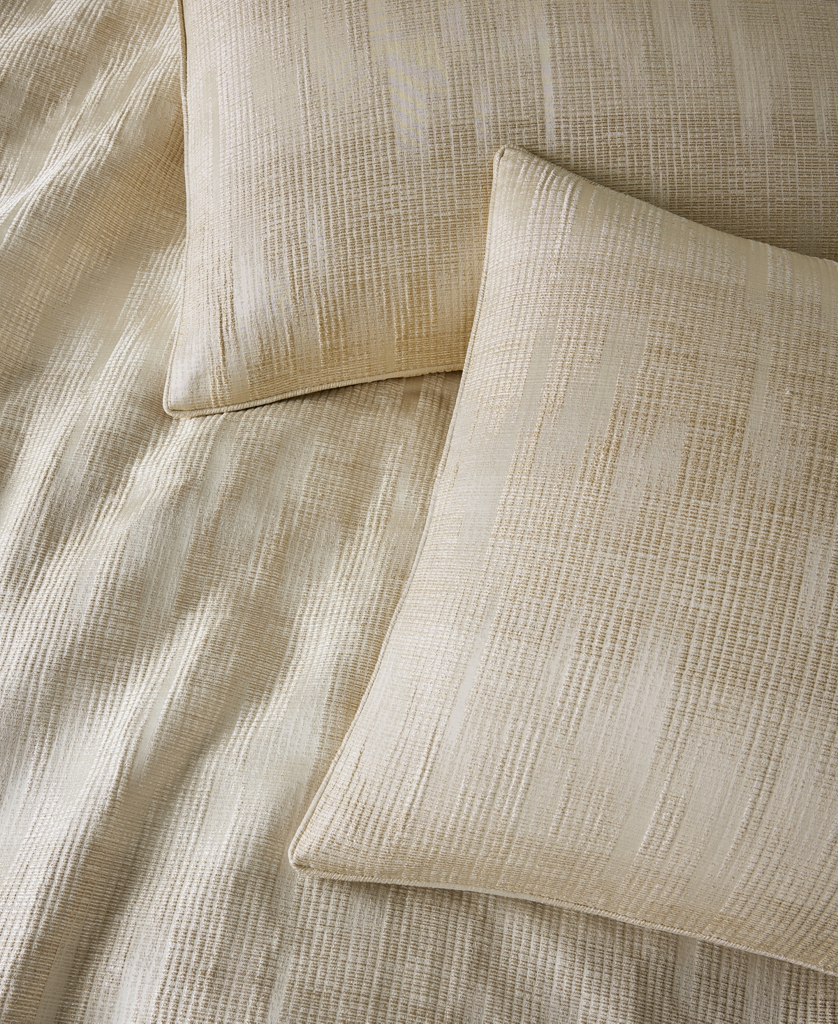 Hotel Collection Gilded Stripe Duvet Cover Set, King, Exclusively At Macy's In Gold