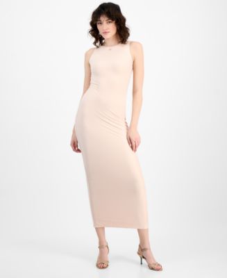 knee length dresses for ladies Vikki VI Classic Powder Blue Maxi Tank Dress 2X main image 0