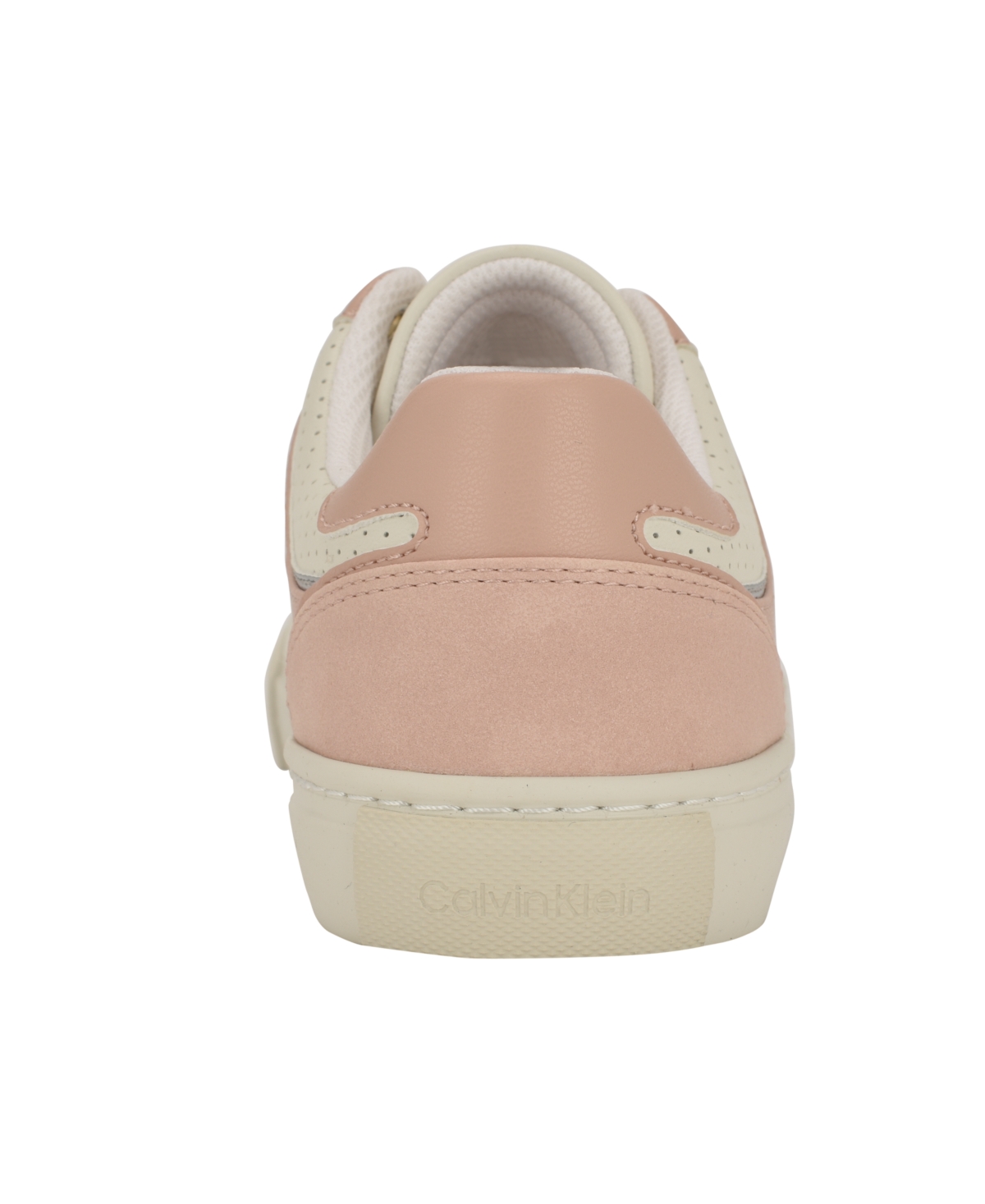 Calvin Klein Women's Cayjay Lace Up Round Toe Casual Sneakers -Pink
