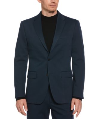Perry Ellis - Men's Slim Fit Knit Solid Suit Jacket