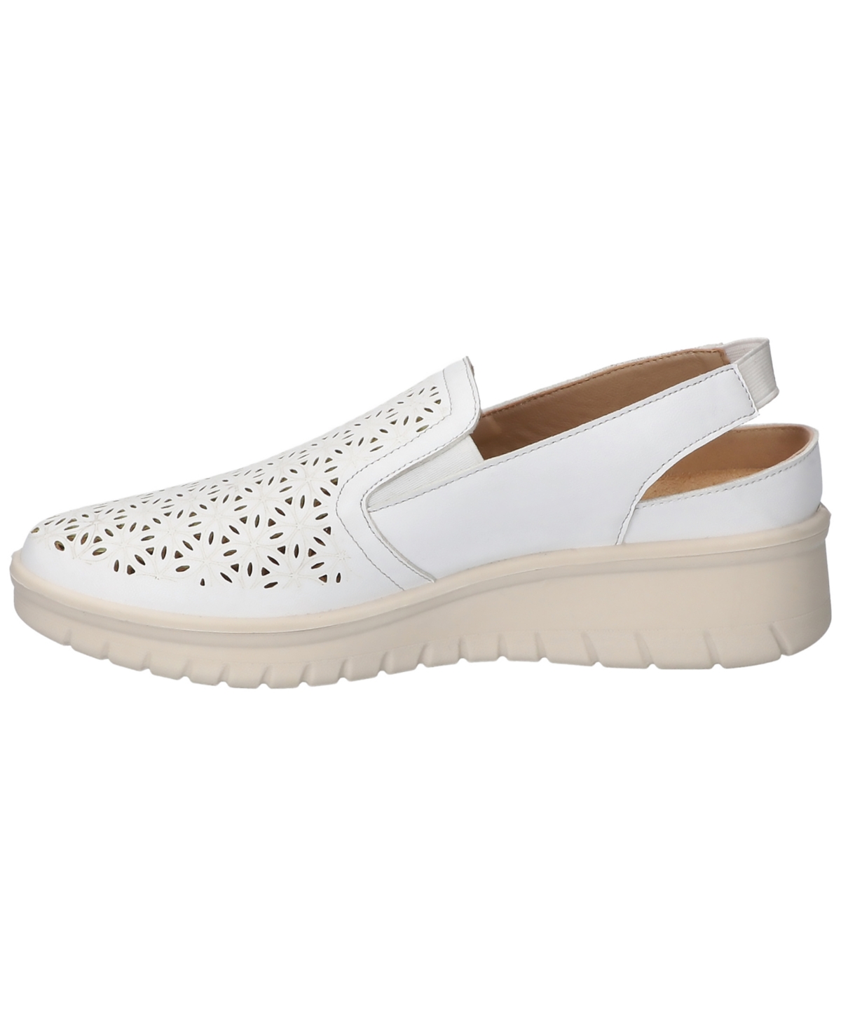 Shop Easy Street Women's Petal Comfort Slip-on Flats In White